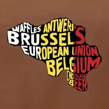 Mapy - názvy miest - Belgicko