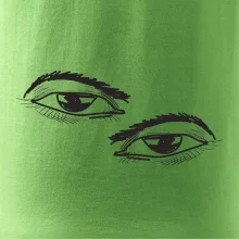 Párový motív - oko prižmúrené