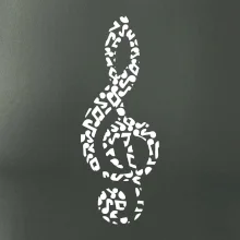 Husľový kľúč z nôt Husľový kľúč z nôt