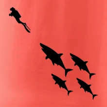 Potápač žraloky Potápač žraloky