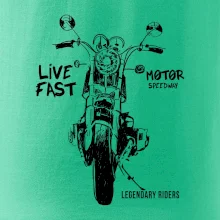 Motorka kresba live fast Motorka kresba live fast