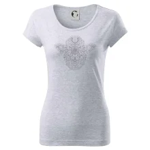 Steampunk včela čiernobiela