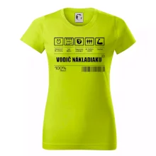 Čiarový kód - Vodič nákladiaku