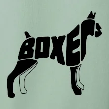 Boxer nápis v tele