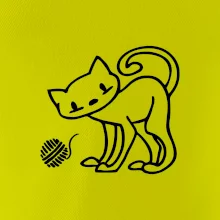 Mačka - Klbko - prsia