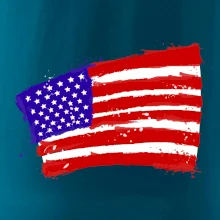 Americká vlajka ohnutá Americká vlajka ohnutá