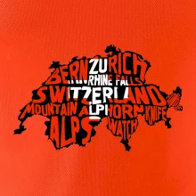 Mapy - názvy miest - Švajčiarsko