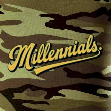 Generace Y - Millennials žlutý nápis Generace Y - Millennials žlutý nápis