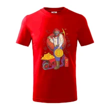 Baník ťaží Bitcoiny