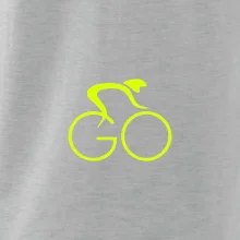 GO - Fluo cyklista malý