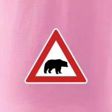 Dopravná značka - Pozor ľadový medveď
