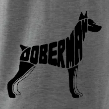 Dobermans - nápis v tele Dobermans - nápis v tele