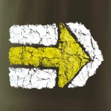 Párová turistická značka žlutá