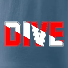 Dive nápis vlajka