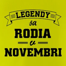 Legendy sa rodia v novembri