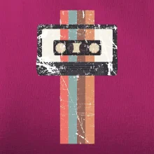 Retro kazeta - pruhy