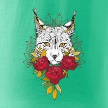 Rys s červenými ružami (Pecka design)