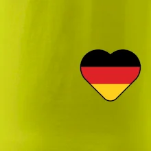 Germany love prso - Nemecká vlajka