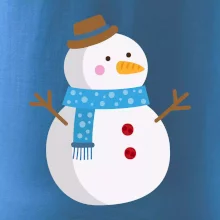 Snehuliak so šálom Snehuliak so šálom