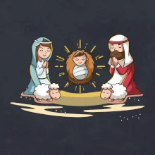 Ježiško v jasličkách