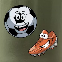 Parové tričko - Kopačka a lopta