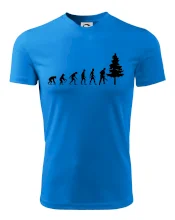 Evolúcia drevorubač - píla a strom