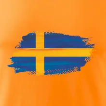 Švédska vlajka kreslená