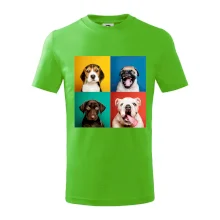 Psi šteňatá koláž