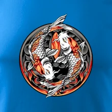 Yin & Yang Koi kapor - oranžový