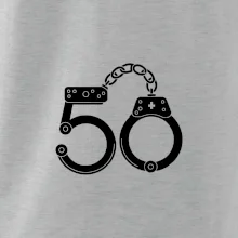 Narodeninové tričko pre policajta - putá 50 Narodeninové tričko pre policajta - putá 50