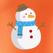 Snehuliak so šálom