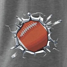 Americký futbal lopta v triku