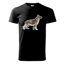 Nemecký ovčiak - hnedý kreslený