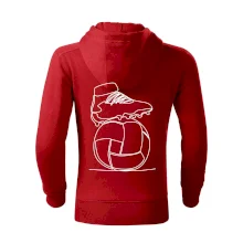 Futbalová lopta kopačka jedným ťahom Futbalová lopta kopačka jedným ťahom