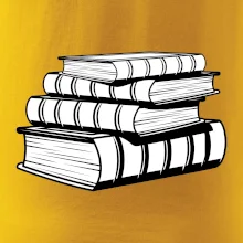 Knihy čiernobiele na sebe