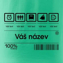 Čárový kód - Vlastní text