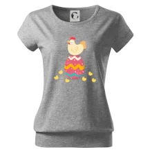 Sliepka sediaca na veľkonočnom vajci