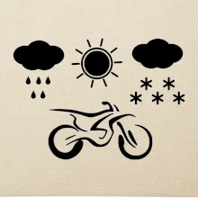 Motorkář za každého počasí - enduro