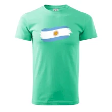 Argentína vlajka obhrýzaná Argentína vlajka obhrýzaná