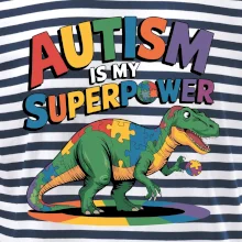 Stojící Rex Autism is my superpower