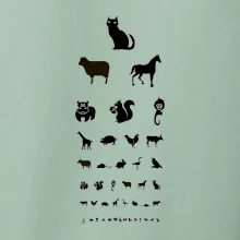 Očný test zvieratká