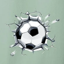 Futbalová lopta v triku Futbalová lopta v triku