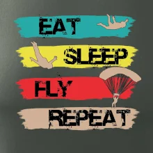Eat Sleep Fly Repeat Paragliding