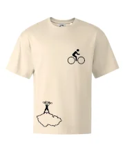 Mapa ČR + kolo na prsu