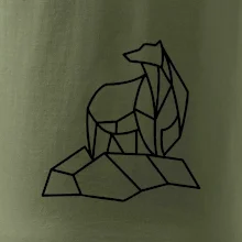 Geometria ľadový medveď na ľade