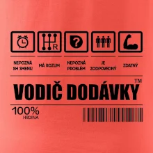 Čiarový kód - Vodič dodávky