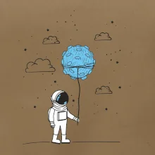 Astronaut s balónikom