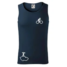 Mapa ČR + kolo na prsu Mapa ČR + kolo na prsu