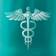 Hrdinovia zdravotníctva - logo (Pecka design)