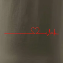 Poker EKG srdce červené